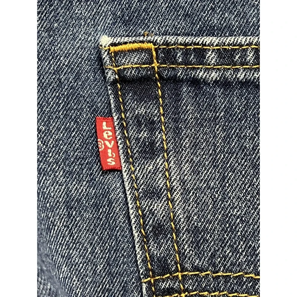 Levis‎ 505 Jeans Mens 46x29 Blue Wash Regular Straight Denim 5 Pocket No Size